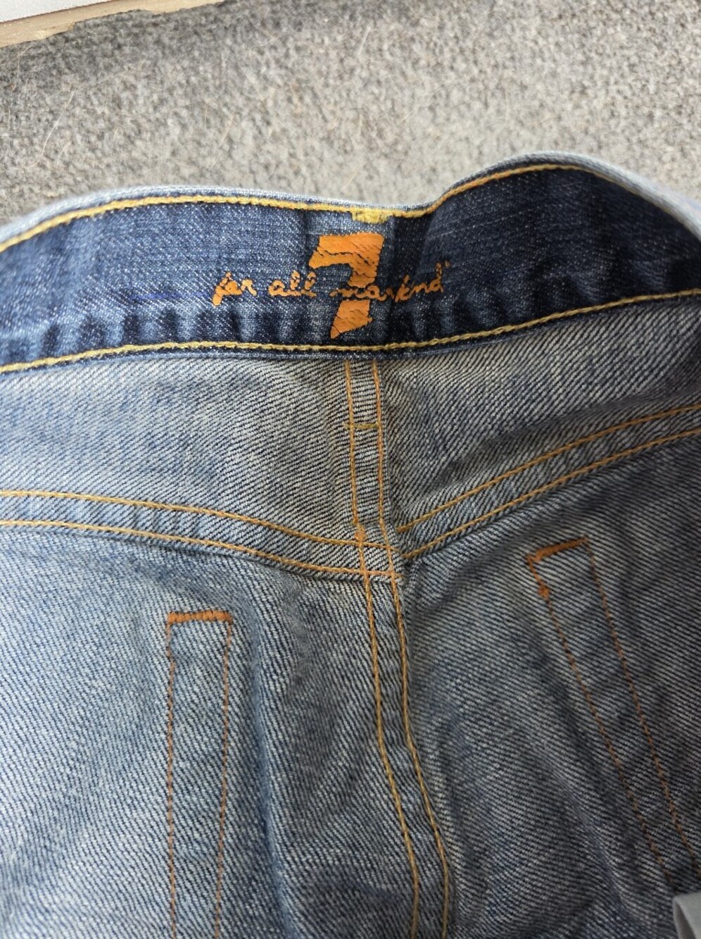 7 For All Mankind Low-Rise Bootcut Jeans - Picture 8 of 12
